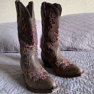 Laredo Cheetah Cowboy boots